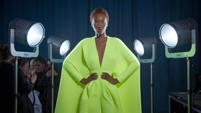 Fashion Designers Outfit Exudes Bold Style