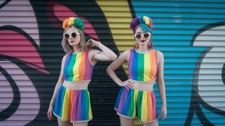 Rainbow Fashion Sparks Bright Style Trends